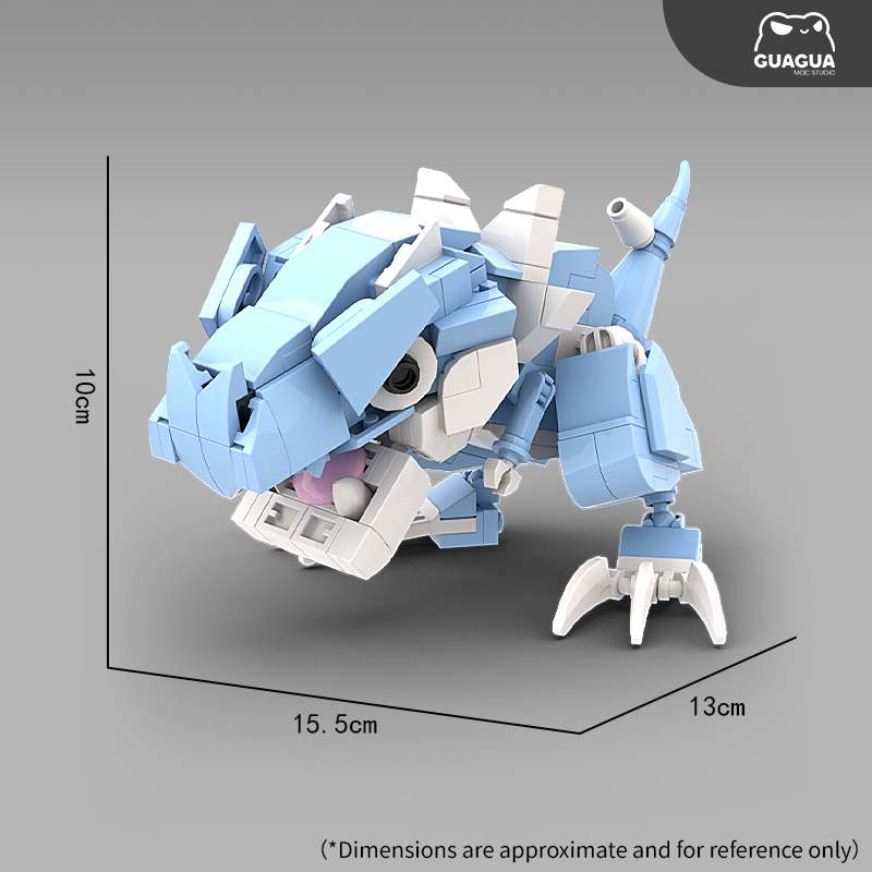Tyrunt / Shiny Tyrunt MOC Brick Set