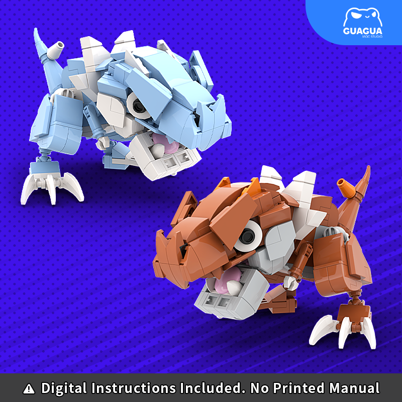 Tyrunt / Shiny Tyrunt MOC Brick Set